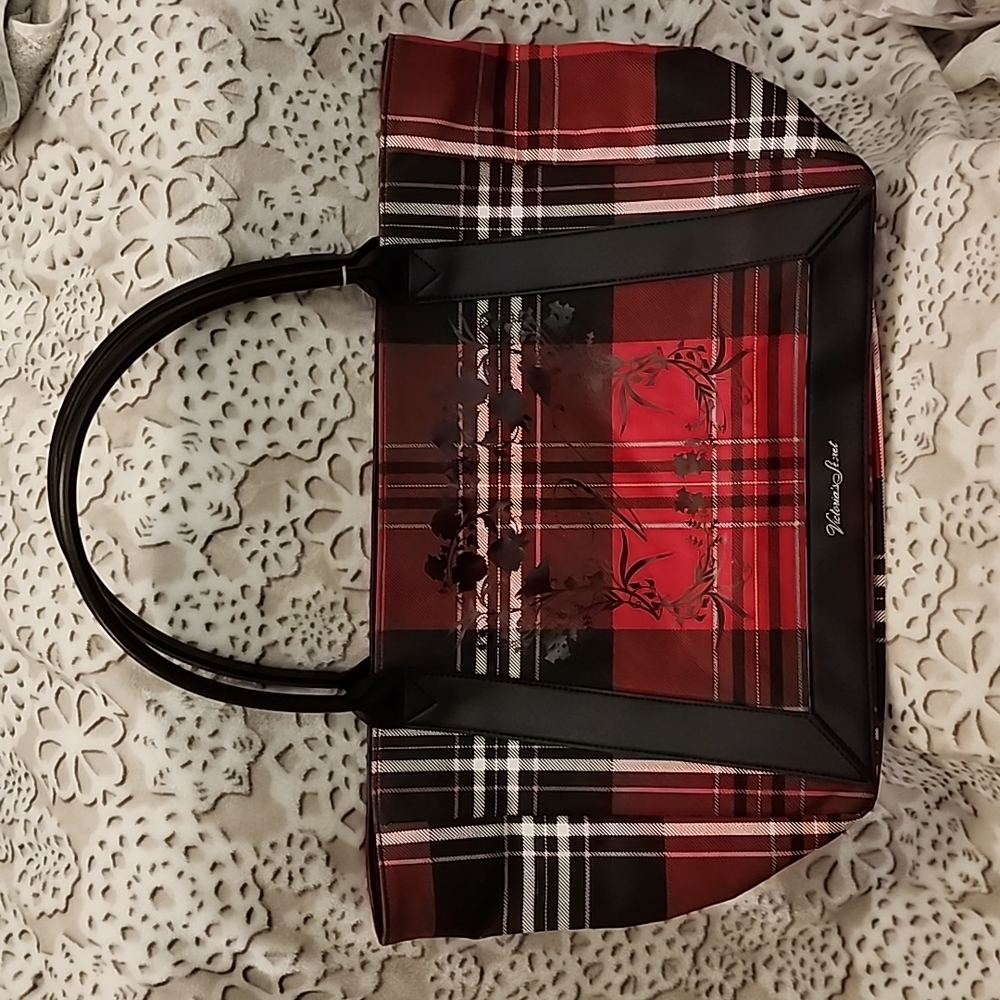 Victoria Secret Plaid tote